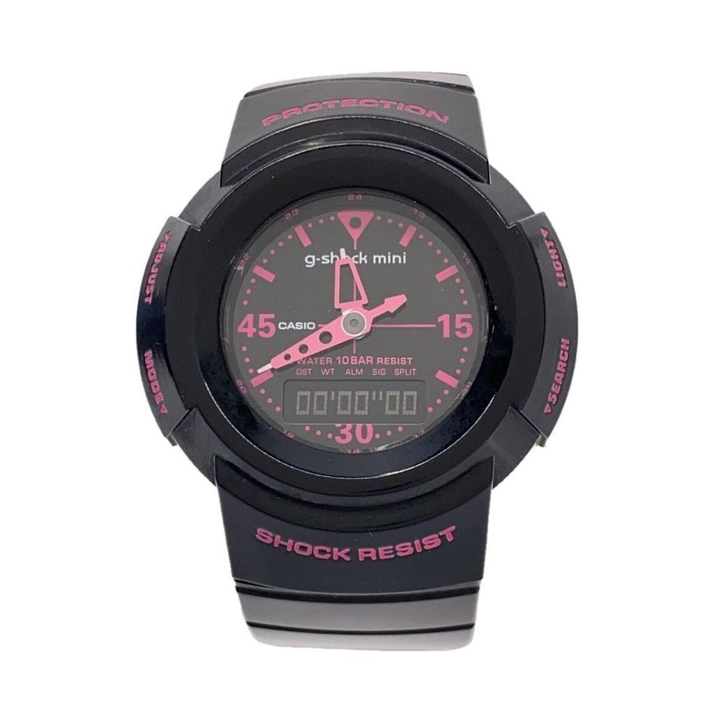 G-Shock Casio Ping PINK Si A O MIN H 5 Wrist Watch gm black Women Direct from Japan Secondhand