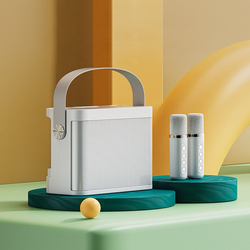 SU·YOSD YS-219/YS-203ไมโครโฟนคู่ ลำโพงบลูทูธ แบบพกพา Blutooth Speaker เวลาในการชาร์จ: 2 ถึง 3 ชั่วโม