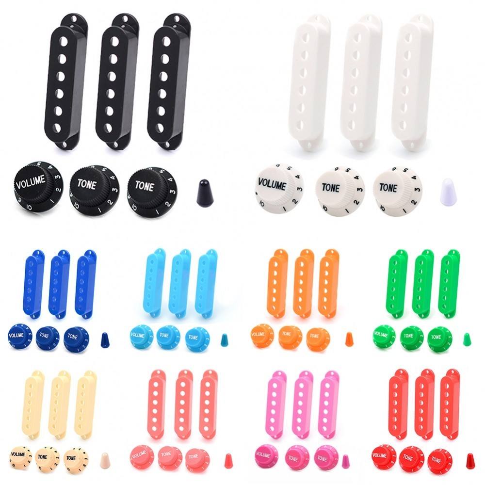 ฝาครอบรถกระบะสําหรับกีตาร ์ สไตล ์ Strat พลาสติก ST กีตาร ์ Pickup Cover ใหม ่ เอี ่ ยม
