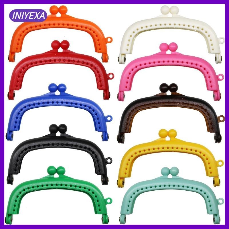 [Iniyexa ] กรอบกระเป ๋ าเรซิ ่ น 10 ชิ ้ นทํากระเป ๋ าสตางค ์ DIY Craft