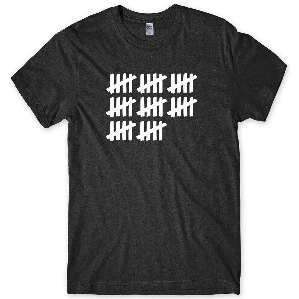 40Th Birthday Tally Count Mens Funny เสื้อยืด Unisex