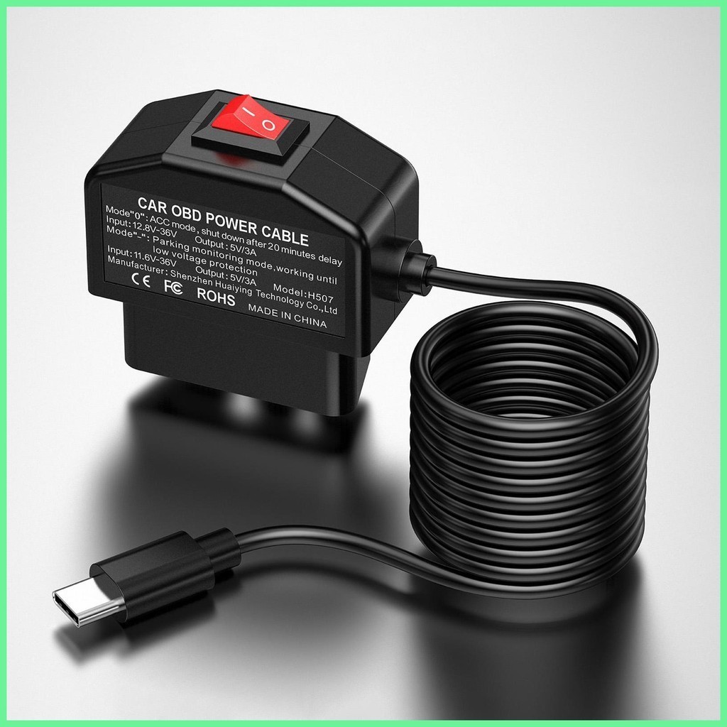 สําหรับ Dash Cam สองโหมดรถ Dash Cam Charger Dashcam USB Hard Wire Kit ประหยัดพื้นที่ Dash กล้อง Char