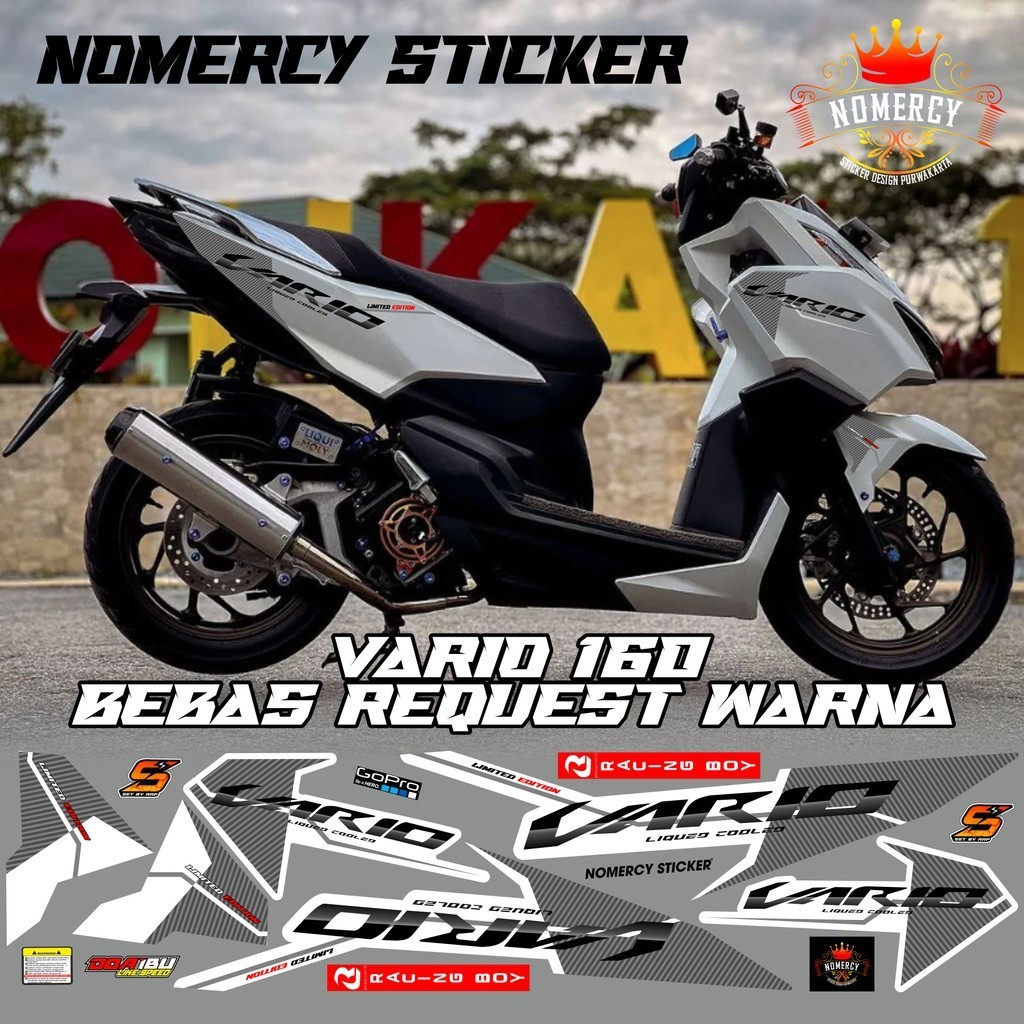 สติ๊กเกอร์ตัวเลข Design Striping Vario 160 Motif 3