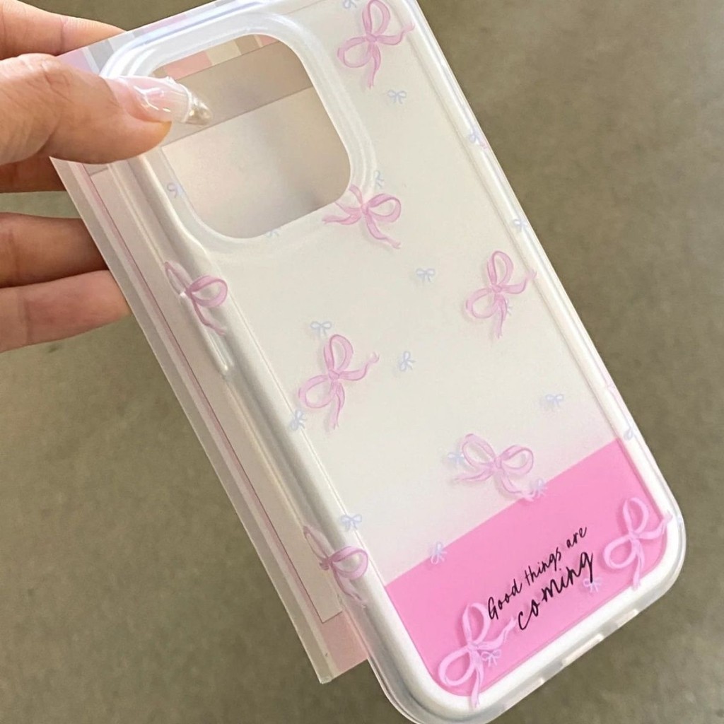 เคสโทรศัพท ์ นุ ่ มซิลิโคนใสฝ ้ าเหมาะสําหรับ iPhone x/xs/xr/xsmax/7/8plus/11Promax/12/13/14Promax/15 รูปแบบโบว ์ เต ็ มหน ้ าจอกันกระแทกรวมทุกอย ่ างเคสป ้ องกัน