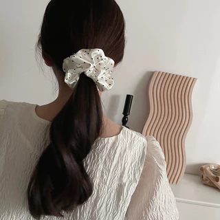 Jojo COCO ซาติน Polka-dot ผม Tie Ins ภาษาฝรั ่ งเศสคํา Preppy สไตล ์ หวานผู ้ หญิงเครื ่ องประดับผม