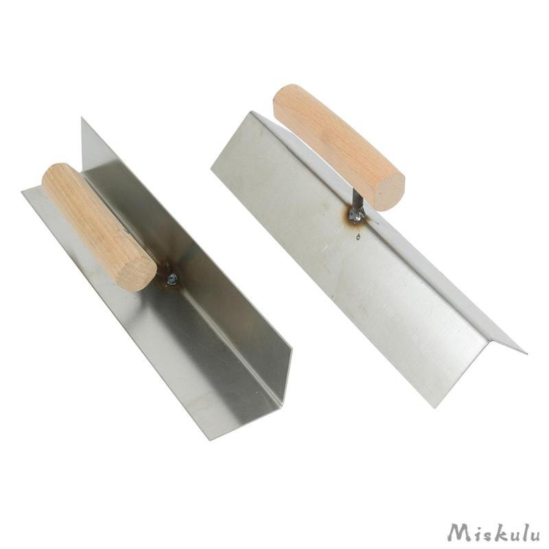 [ Miskulu ] เกรียงเข ้ ามุมทนทานน ้ ําหนักเบา Drywall มุมเครื ่ องมือสําหรับการตกแต ่ งคอนกรีตขูดยาแนวกระเบื ้ องซีเมนต ์ พื ้ น Finishing