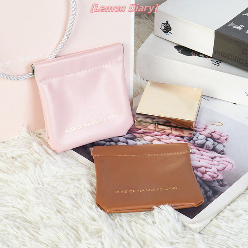 แอลดี| Lip Data Line ชุดหูฟังกระเป๋าเก็บกระเป๋าแต่งหน้า Charger Key Self-closing Shrrapnel Bag กระเป๋าเครื่องสําอางแบบพกพาใหม่