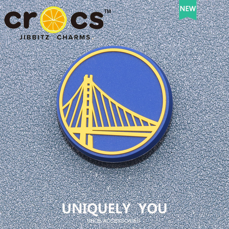 JIBBITZ cross charms ตัวติดรองเท้า โลโก้บาสเกตบอล สไตล์สปอร์ต ตัวติดรองเท้า cross