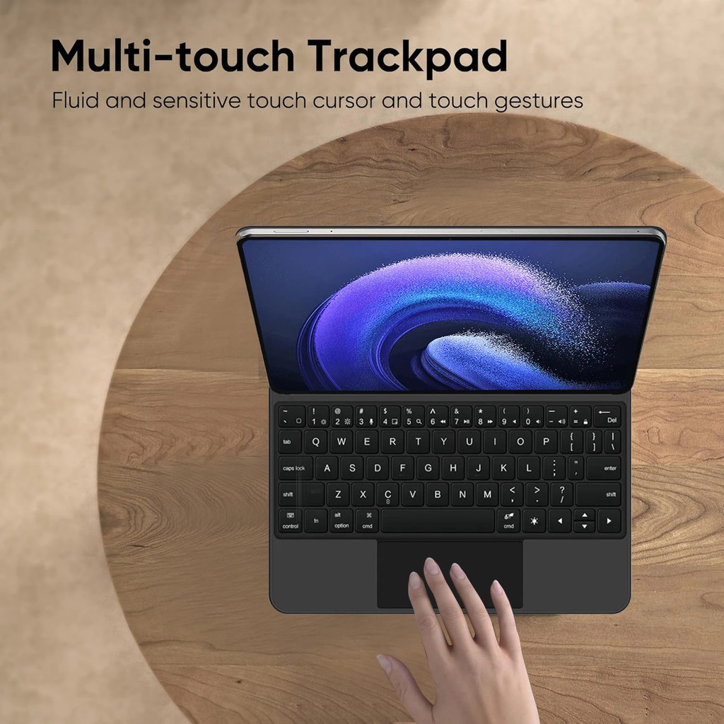 ภาษาไทย แป้นพิมพ์แม่เหล็กสําหรับ Xiaomi Pad 7 / 7 pro 11 Pad 6 11 นิ้ว Mi Pad 5 pro 11 "Pad 6s pro 12.4 "บลูทูธ Blacklit คีย์บอร์ดไร้สาย