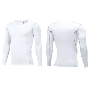 พร้องส่ง เสื้อรัดกล้ามเนื้อ เสื้อบีบอัดแขนยาว ผู้ชาย แห้งเร็ว กระชับกล้ามเนื้อ