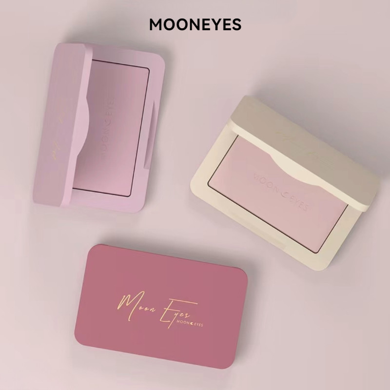 Mooneyes Blush ขยายสีหดตัว Natural Matte Brightening Color Blush