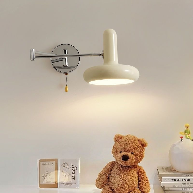 โคมไฟติดผนังห้องนอนข้างเตียง Bauhaus ห้องนั่งเล่นสแกนดิเนเวียน Minimalist Retractable Study อ่านสวิงอาร์มไฟติดผนัง ราคา ถูกที่สุด ดีลบีเคเค แกลเลอรีภาพที่ 7
