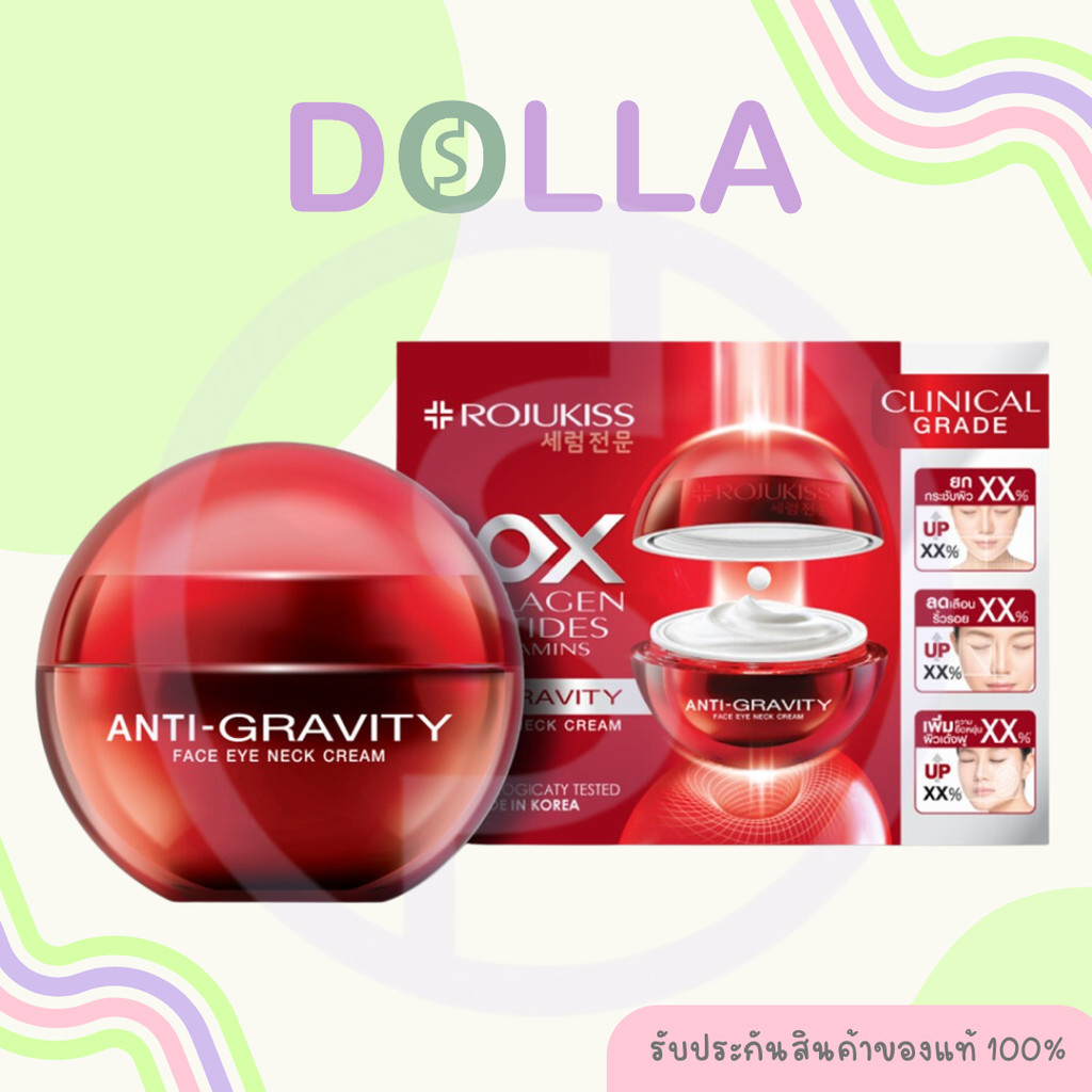 Rojukiss Face Eye Neck Cream 10มล./ 30 มล.โรจูคิส เฟซ อาย เนค ครีม 10ml/ 30ml