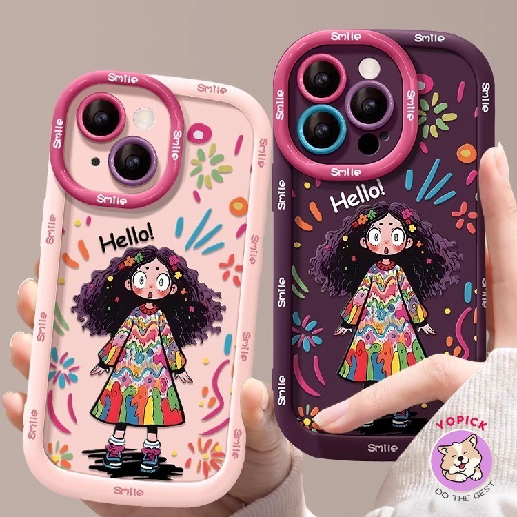 เคสโทรศัพท์น่ารักสําหรับiphone 15 14 13 12 11 Pro Max X Xr Xs Max 15 14 Plus 7 7Plusฝาครอบโทรศัพท์นุ่ม