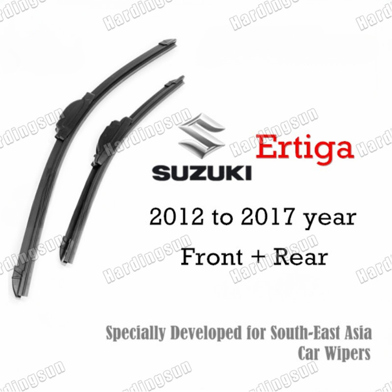 ชุดใบปัดน้ําฝน Suzuki ERTIGA (หน้า/หลัง) สําหรับ 2012 ถึง 2017 ปี ERTIGA Car Window Wiper จากภรรยา