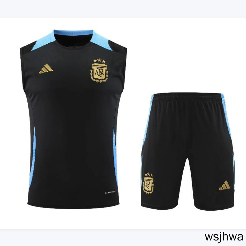 2024-2025 อาร์เจนติเน่ เสื้อฟุตบอลทีมชาติ/กางเกงขาสั้น แขนกุดผู้ชาย