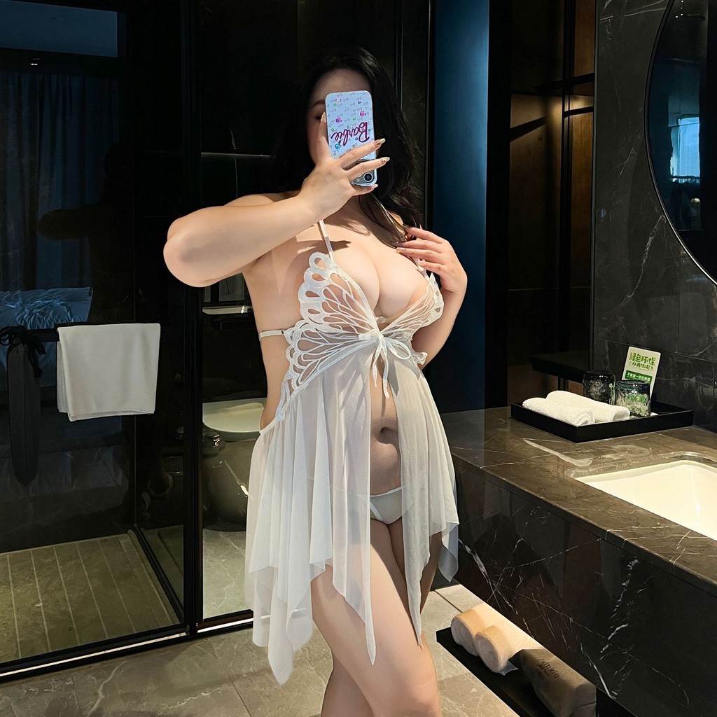 ชุดนอนสาวอวบ หลายแบบ รวมชุดคอสเพลย์ ชุดนอนไม่ได้นอน มากกว่า 100 กิโลกรัม SET0002