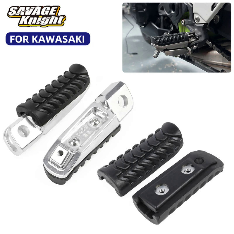 2025 Z650 Z900รถจักรยานยนต์ Rider Footpeg ด้านหน้าเท้าเหยียบสำหรับ Kawasaki Ninja 650 EX650 H2 ZX100