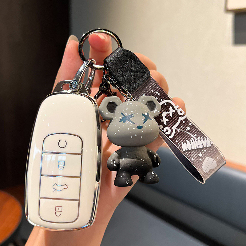 ห่วงคล้องกุญแจ Jaecoo J7 J8 Jaecoo7 Jaecoo8 CHERY OMODA 05 OMODA C9 ฝาครอบกุญแจอัจฉริยะ