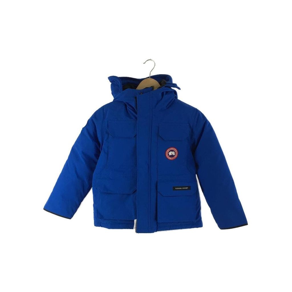 Canada GOOSE Kids Blouson Down XS (6) Nylon BLU Fur หายไปส่งตรงจากญี่ปุ่น มือสอง

