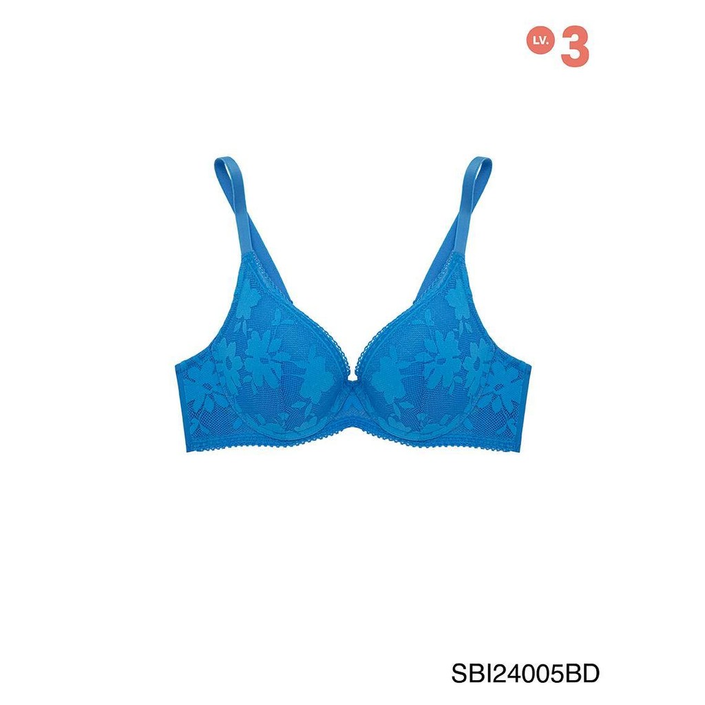 Sabina Modern V Level 3 เสื้อชั้นใน มีโครง รหัส SBI24005BD - สีน้ำเงินเข้ม