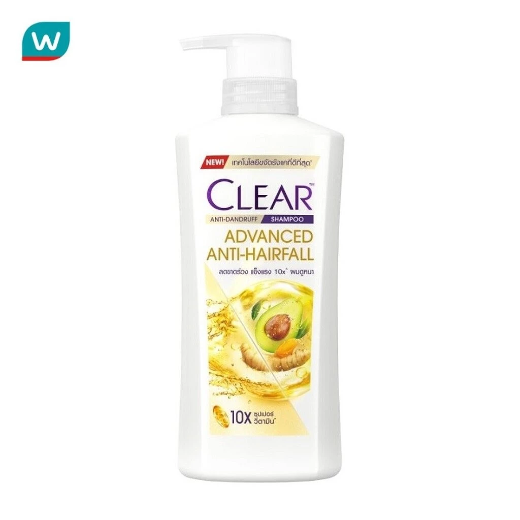 Clear เคลียร์ แชมพู แอนตี้แดนดรัฟ แอดวานซ์ แอนตี้แฮร์ฟอล 350 มล.