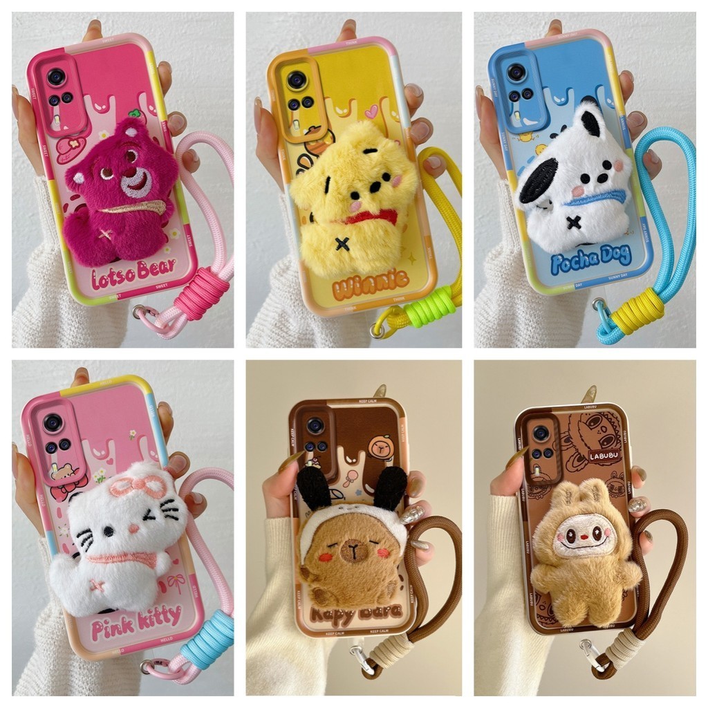 เคส Vivo Y31 เคส Vivo Y51 เคส Vivo Y51A เคส Vivo Y53S เคส Vivo Y51S เคสเข้ากันได้กับมือวางตุ๊กตาน่าร