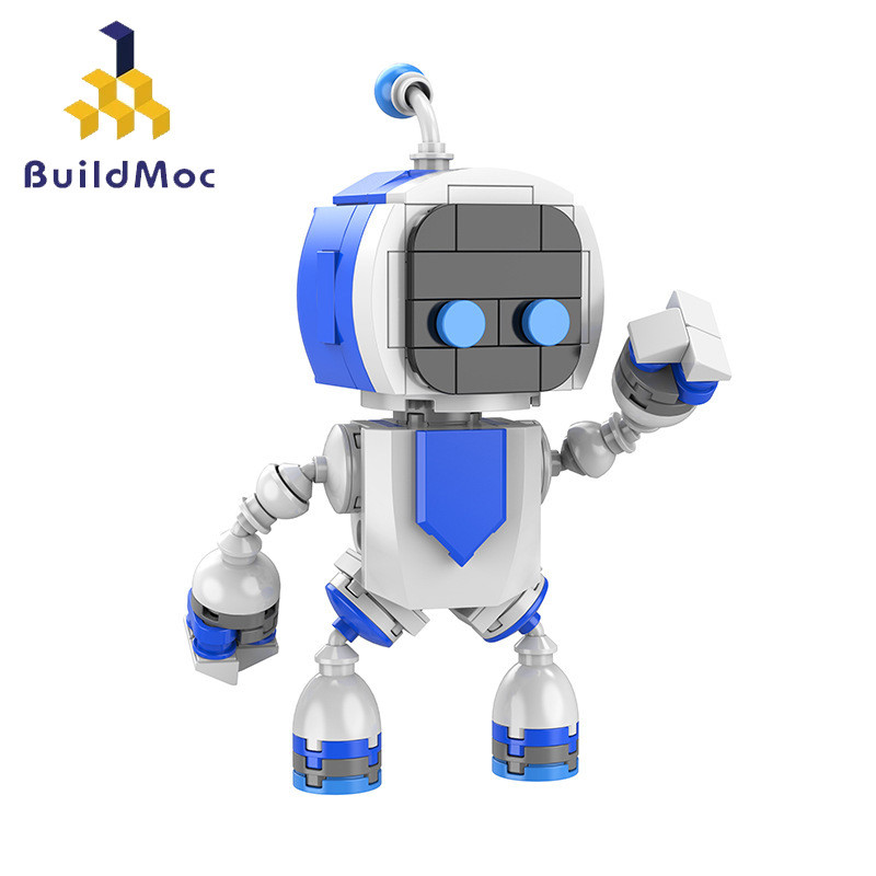 Astro Bot หุ่นยนต์รุ่น Creative Building Blocks ประกอบของเล่นเพื่อการศึกษาของขวัญ 136PCS อิฐ Buildmoc