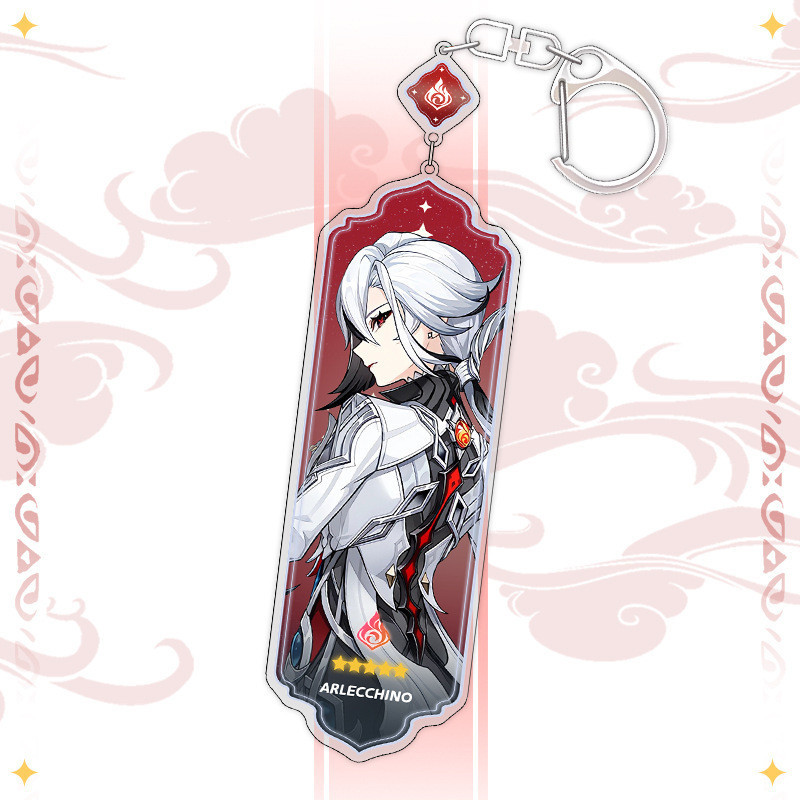 พวงกุญแจ, Model Game Impact Xiao Kazuha Tartaglia Yae Miko Furina Study and Work Desk Decorative