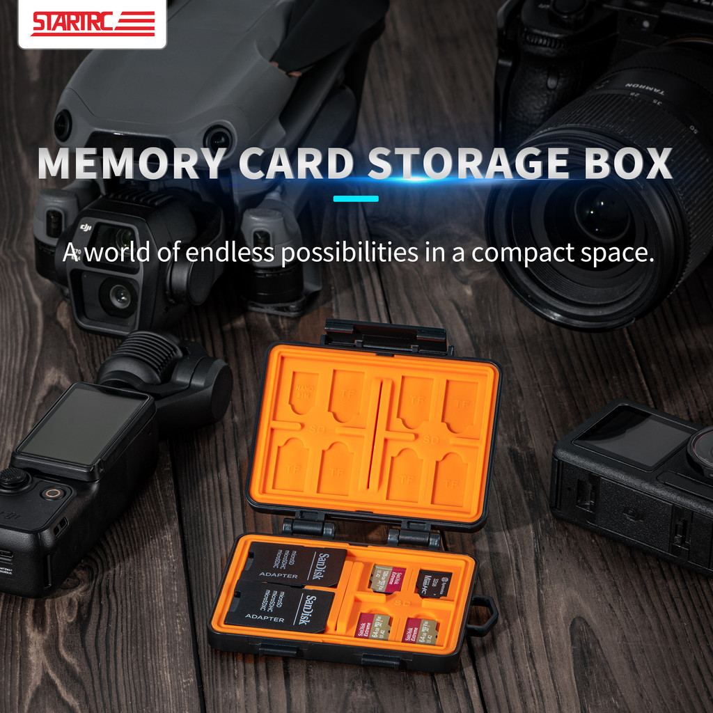สําหรับ DJI โดรน TF card กล้องกีฬา การ์ด SD ซิมการ์ด กล่องเก็บการ์ดหน่วยความจํากันน้ํา