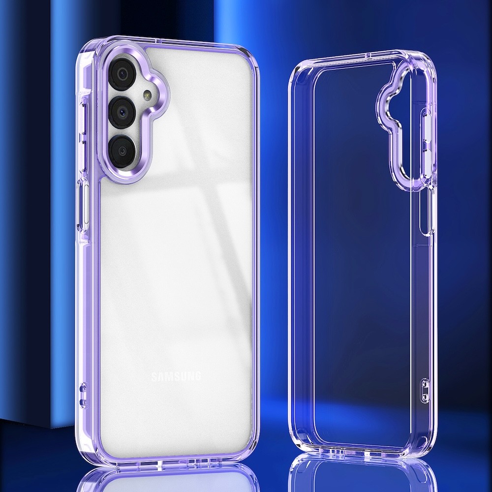 Clear Hard อะคริลิคสําหรับ Samsung Galaxy A17 A07 A37 A57 A06 A16 A26 A36 A56 A15 A35 A55 A14 A34 A54 S24 S25 FE Plus Ultra 5G กันชนกันกระแทกฝาครอบโปร่งใส