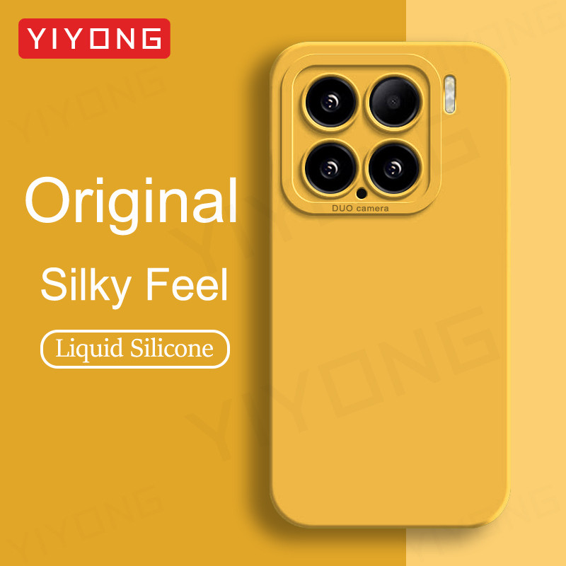สําหรับXiaomi15 กรณีYIYONG SilkyซิลิโคนเหลวสําหรับXiaomi 15 17 Mi 14 Xiomi Mi14 Ultra Mi15 Mi17 Xiao