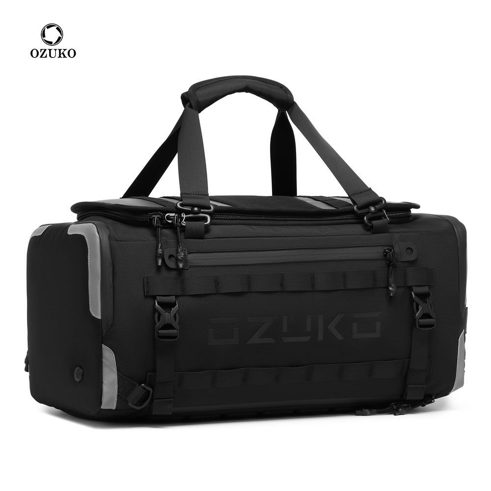 Ozuko กระเป๋าเดินทางความจุขนาดใหญ่ กระเป๋าเป้สะพายหลังสำหรับการเดินทาง