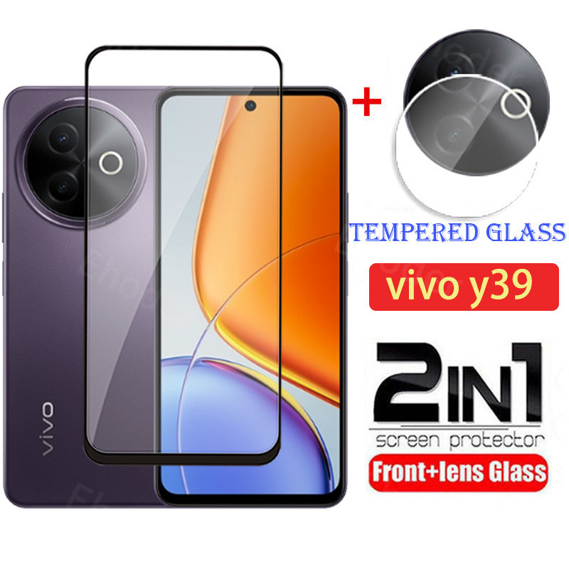 กระจกป้องกันสําหรับ VIVO Y39 5G 2025 ฟิล์มนิรภัยสําหรับ VIVOY39 Y 39 หน้าจอกล้องเลนส์ Protector ฟิล์มด้านหน้า