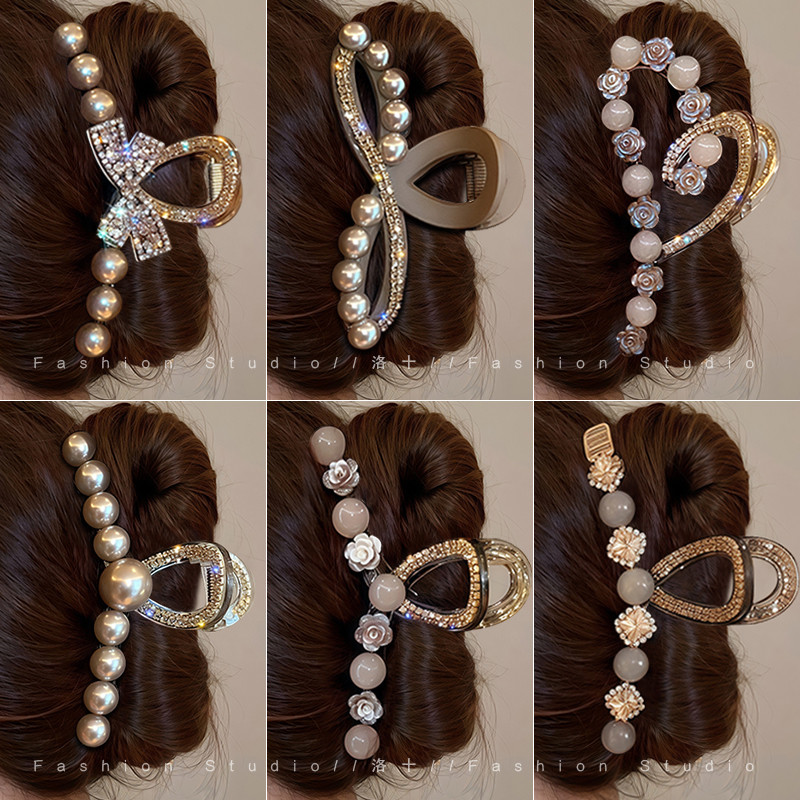 ที่หนีบลูกปัดขนาดใหญ่ 2025 คลิปฉลามอารมณ์ผ้าโพกศีรษะ