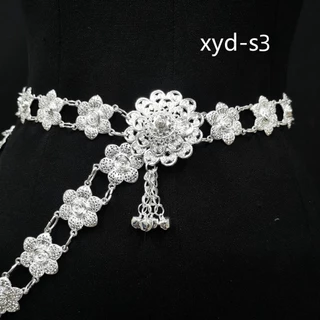 March jewelry ย้อนยุค เข็มขัด หัวเข็มขัดเงิน อุปกรณ์ เครื่องเพชรพลอย