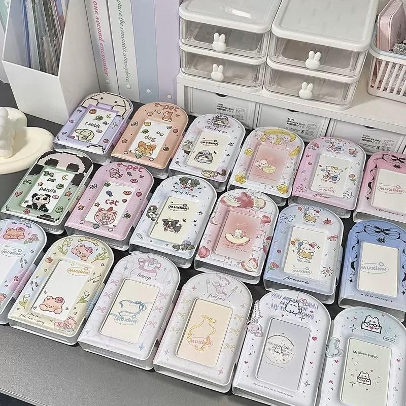32/40 ช่อง PP อัลบั้มภาพพร้อมหัวเข็มขัด 3 นิ้ว/2R Idol Photocard Collection Book Kpop Lomo Card Holder Organizer Storage