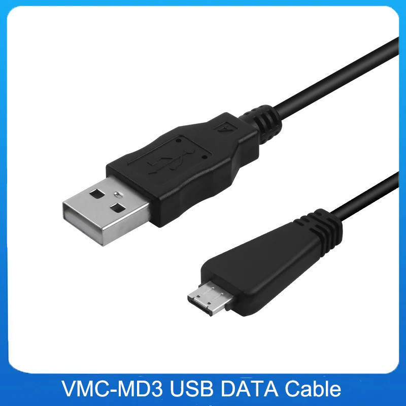 VMC-MD3 สายชาร์จ USB MD3 สําหรับ Sony CyberShot DSC-WX5C WX7 WX9 WX10 WX30 T99 W390 W380 W360 W350D 