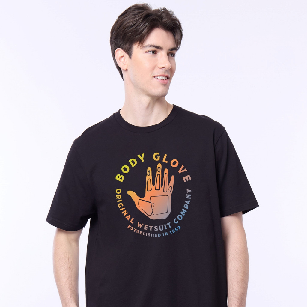 เสื้อยืดลาย Body GLOVE เสื้อแขนสั้นอินเทรนด์สบาย