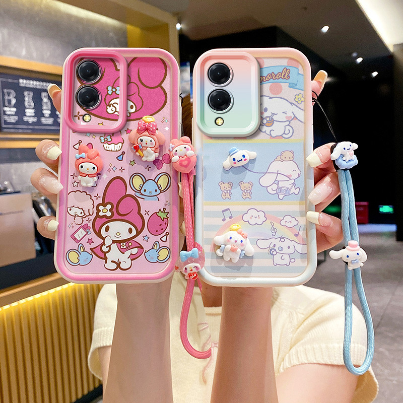 เคส vivo y17s เคสโทรศัพท์ตุ๊กตา 3D น่ารักสําหรับเคส vivo y17s