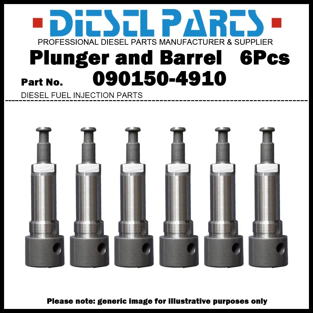 ลูกสูบ 6 ชิ้น 4910 ลูกสูบและประกอบถัง 090150-4910 สําหรับ MITSUBISHI Fuso Canter Fighter 6D14