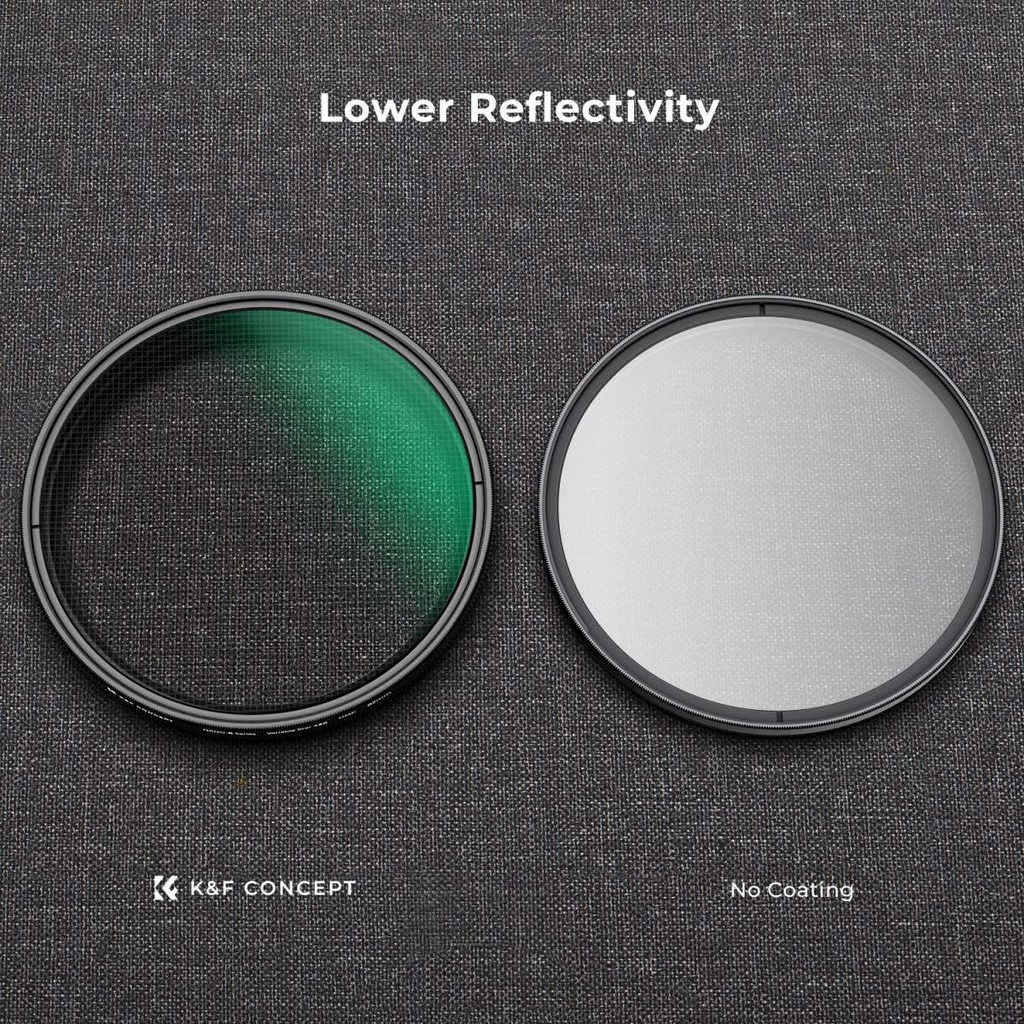 K&f Concept Nano-K Star Filter 4-8 Points Variable Starburst Filter Cross Screen พร้อมผ้า 3 ชิ้น