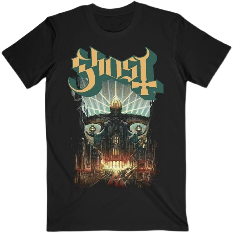 เสื้อยืดที่ระลึกผ้าฝ้าย 100% Ghost BC Sweden Hard Rock Band