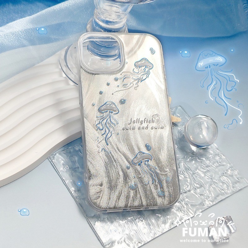 Shine Jellyfish สําหรับ Vivo Y300 Y200 Y200E Y100 Y19s Y28 Y58 Y38 Y18 Y18s Y18E Y18T Y03 Y03 Y28S Y