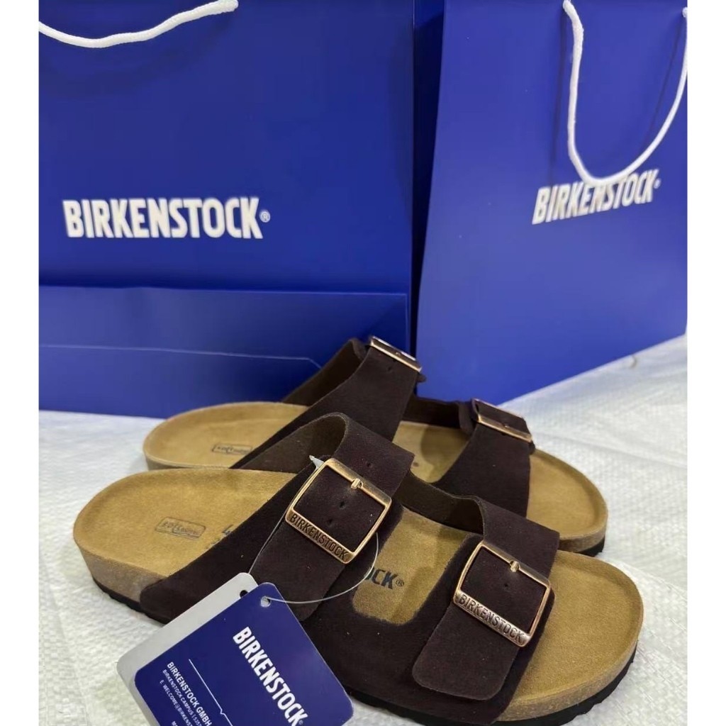 ✨ของแท้ 100%✨ BIRKENSTOCK  NU Oiled Habana รองเท้าแตะ Unisex สี้น้ำตาลเข้ม