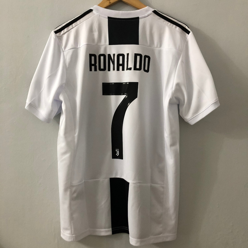2018 ผู้ชาย Juve เสื้อฟุตบอล 18/19 Home juventus RONALDO DYBALA เสื้อฟุตบอล