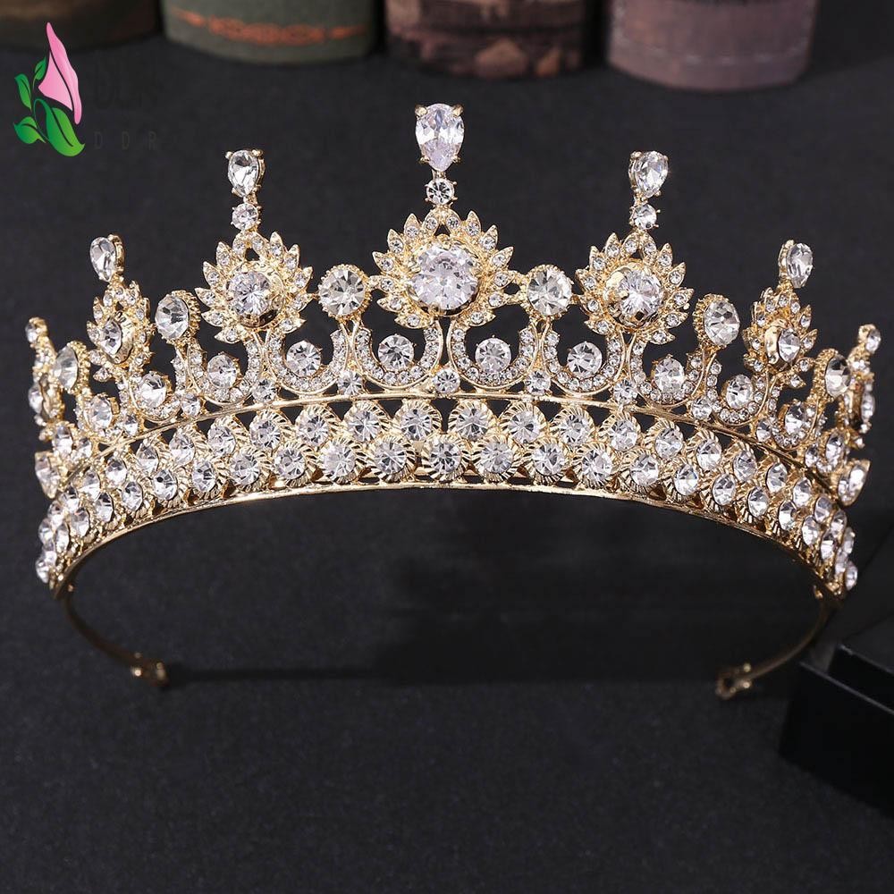 มงกุฎหรูหราเจ้าสาว 	มงกุฎ พลอยเทียม กักขังสีอารมณ์ 	สําหรับพิธีผู้ใหญ่งานเลี้ยงวันเกิด ราคา ถูกที่สุด ดีลบีเคเค แกลเลอรีภาพที่ 2