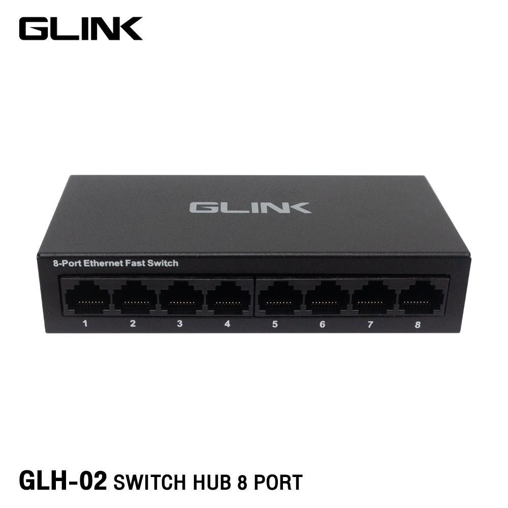 ✅มาตรฐาน GLINK GLH-01 / GLH-02 Gigabit Switch Hub 5Port / 8Port 10/100/1000Mbps สวิตช์ฮับ แลน LAN