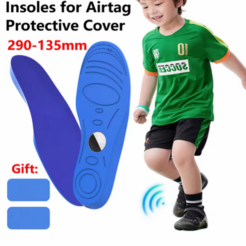 พื้นรองเท้าสําหรับ airtag ฝาครอบป้องกันการติดตาม Devise ผู้ถือที่ซ่อนอยู่สําหรับผู้สูงอายุเด็ก Insoles ฝาครอบป้องกัน 135--290 มม.พื้นรองเท้า protector สําหรับ airtag