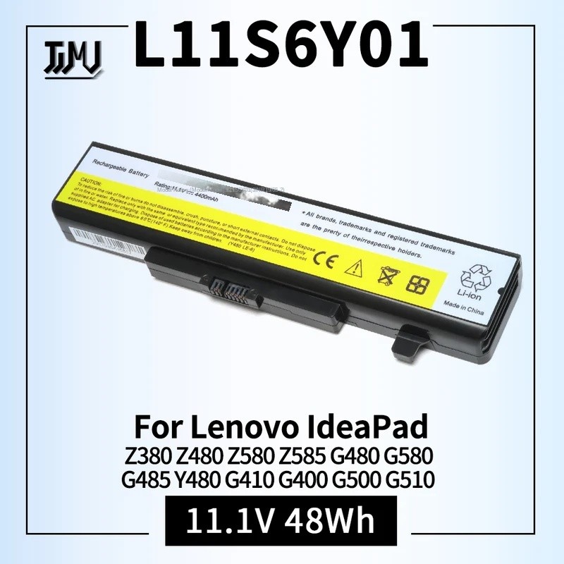 Z380 z480 z580 z585 g480 g580 laptop battery for Lenovo IdeaPad Y480 Y580 series compatible p/n: l11
